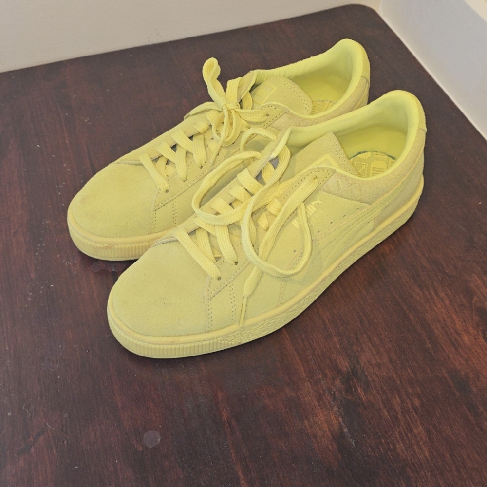 Puma Neon Yellow Casual Sneakers